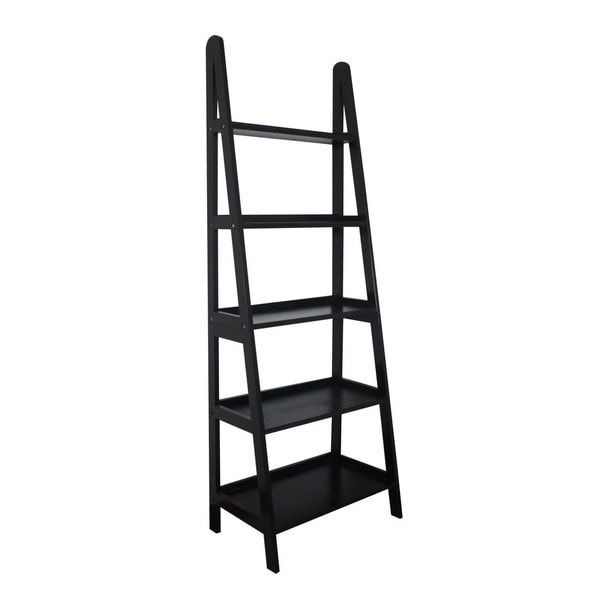 Shop Mintra 5-tier A-frame Black Ladder Shelf - Overstock 