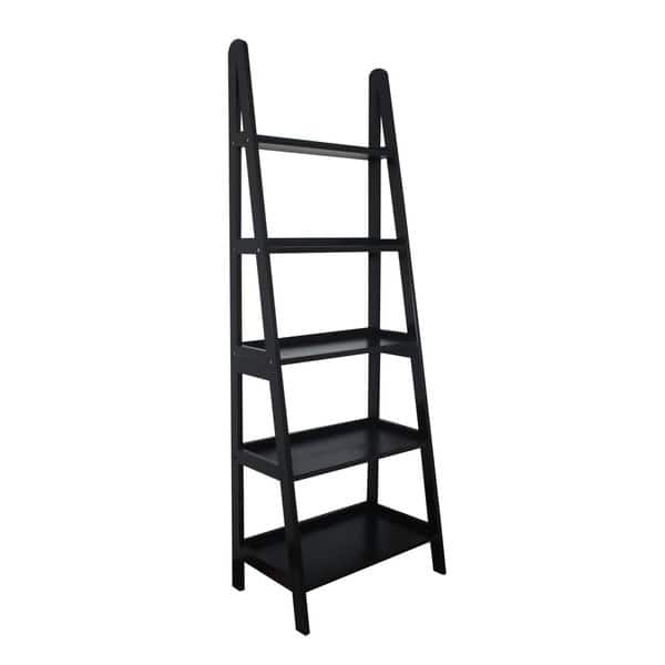 Shop Mintra 5 Tier A Frame Black Ladder Shelf Overstock 9220262