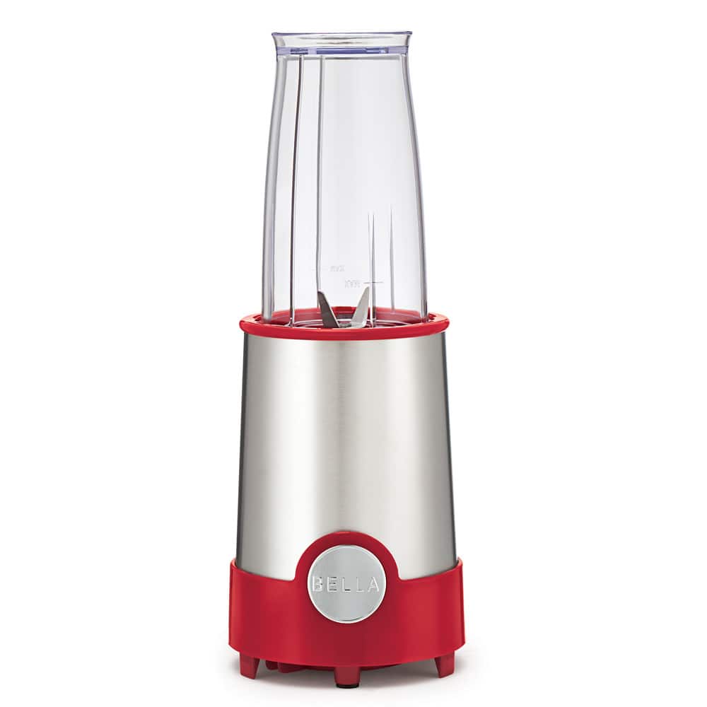 Bella 12-piece Red/ Stainless Steel Rocket Blender