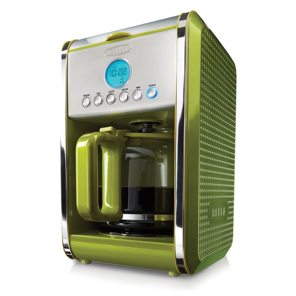 Bella Dots Green 12 Cup Programmable Coffee Maker Bella Dots Green 12 Cup Programmable Coffee Maker