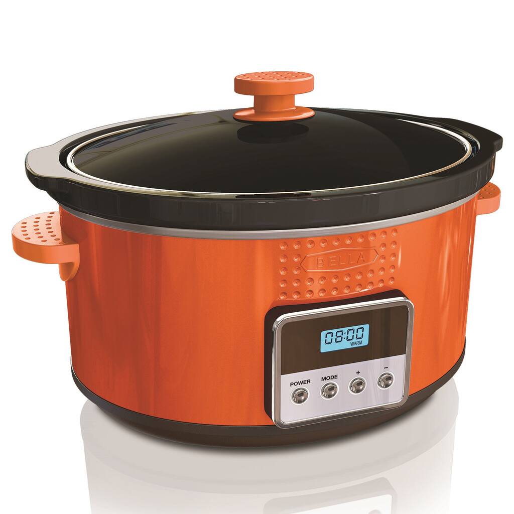 Bella Orange 5-quart Programmable Slow Cooker