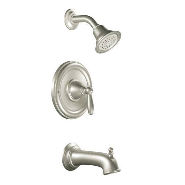 Moen Brantford PosiTemp(R) Tub/Shower Trim, Brushed Nickel (T2153EPBN