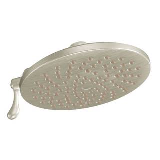 Moen Waterhill Brushed Nickel One-function 10-inch Diameter Spray ... Moen Waterhill Brushed Nickel One-function 10-inch Diameter Spray ...