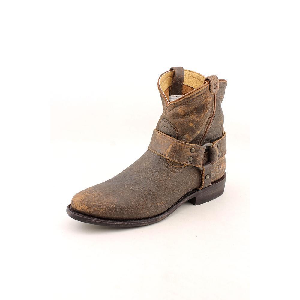 frye wyatt harness leather ankle boot
