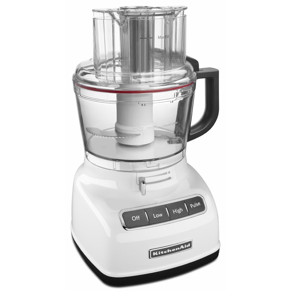 KitchenAid KFP0933CU Contour Silver 9-cup Food Processor with ExactSlice  System - Bed Bath & Beyond - 9229525