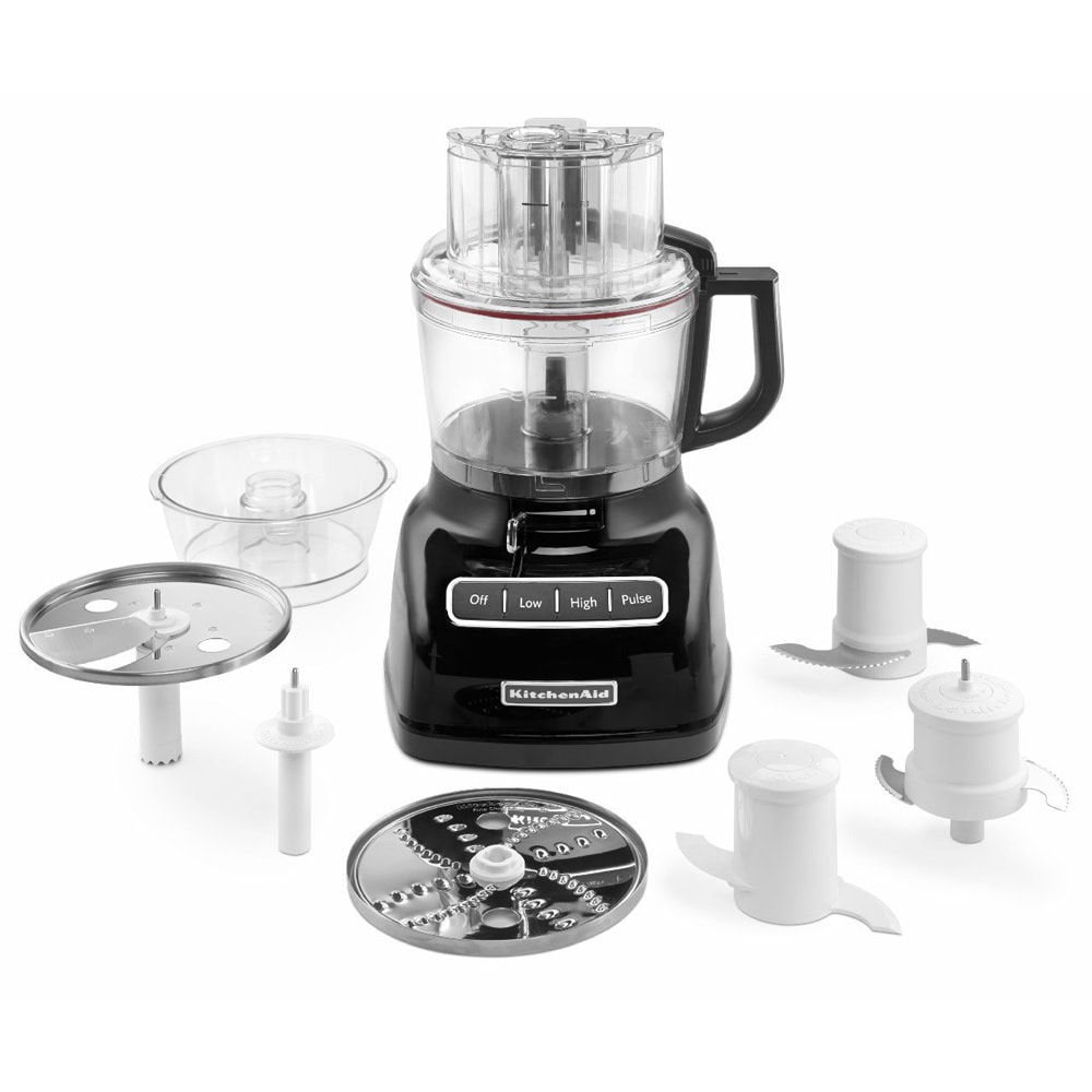 KitchenAid 3.5 Cup Mini Food Processor Chopper, Black (Certified Refurbished)