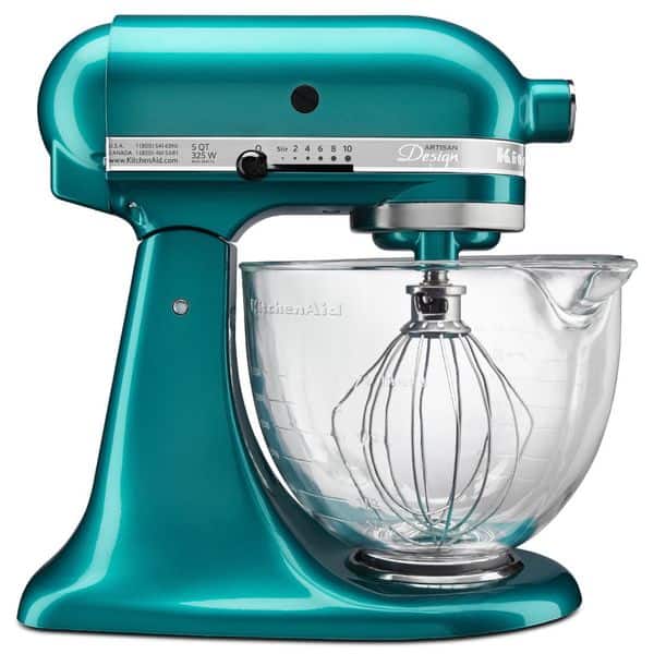 Shop Kitchenaid Ksm155gbsa Sea Glass 5 Quart Artisan Design Tilt