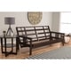 preview thumbnail 10 of 15, Porch & Den DeSoto Hardwood/ Suede Queen-Size Futon Set Sofa Bed