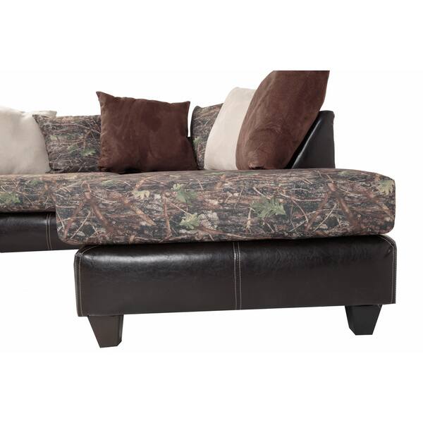Shop Camouflage Sectional Sofa Free Shipping Today Overstock