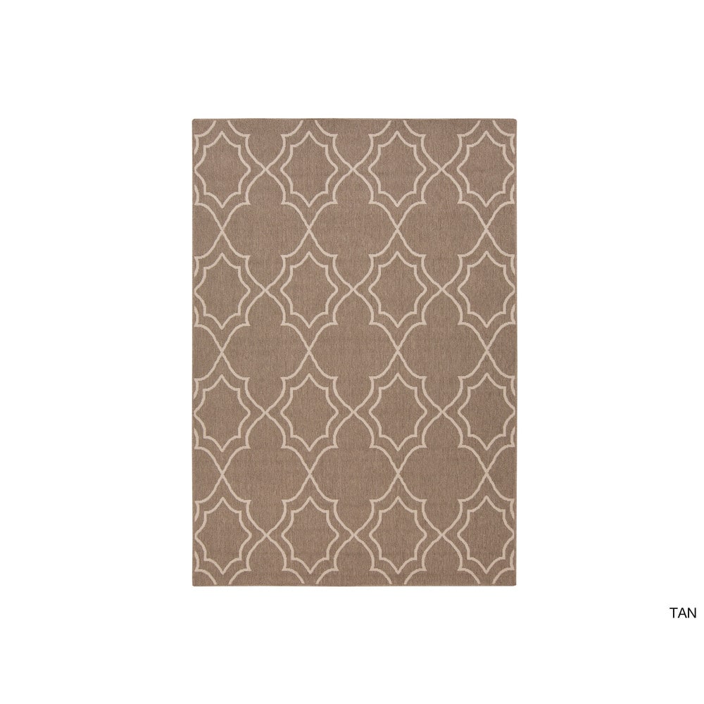 Livabliss Natasha Indoor/ Outdoor Transitional Trellis Area Rug
