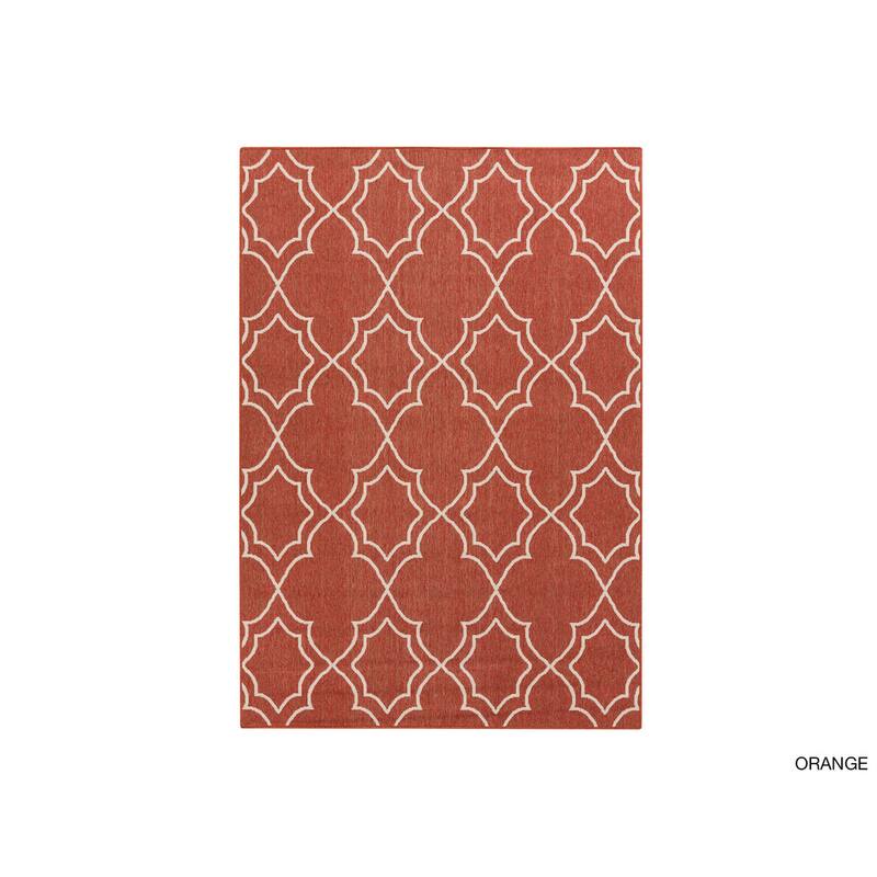 Livabliss Natasha Indoor/ Outdoor Transitional Trellis Area Rug