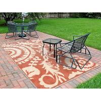 Nina Contemporary Floral Indoor/ Outdoor Area Rug