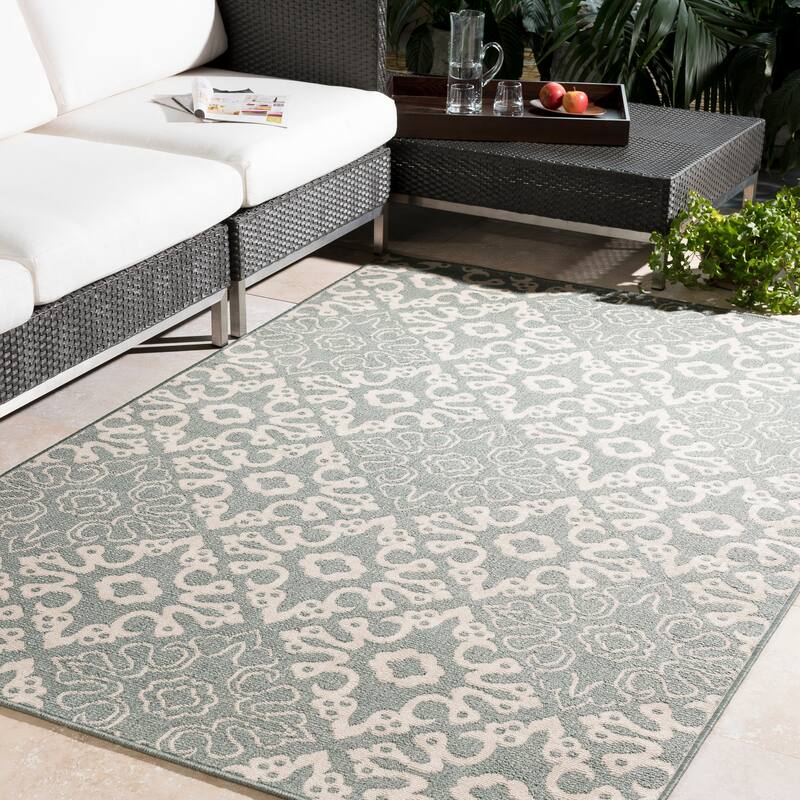 Artistic Weavers Olivia Transitional Medallions Indoor/Outdoor Area Rug