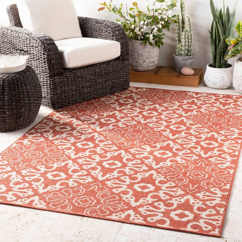 Artistic Weavers Olivia Transitional Medallions Indoor/Outdoor Area Rug