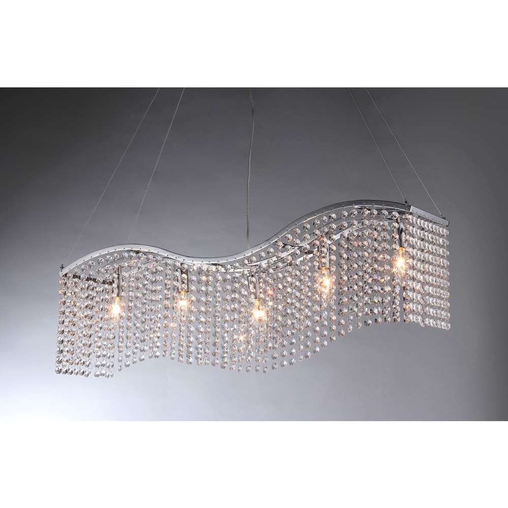 Miranda Chandelier (silver/chrome) - Chandeliers For Bedrooms by Overstock.com