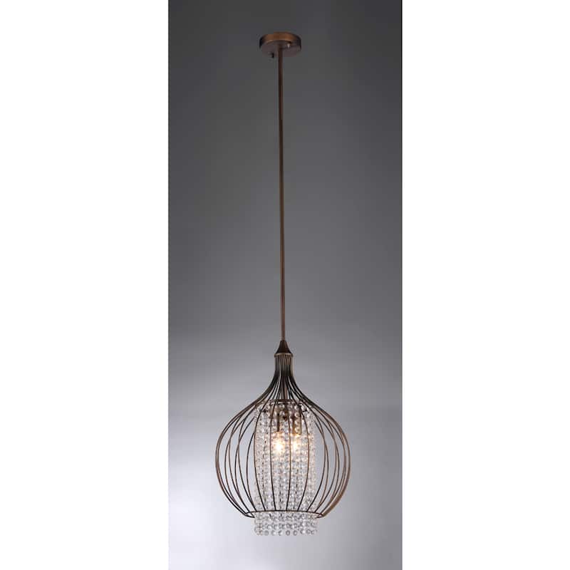 Kate Traditional Crystal Antique Chandelier Bronze and Black Finish