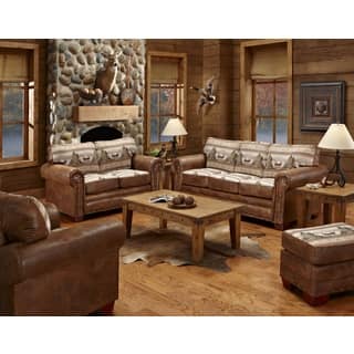 Rustic Living Room Furniture Sets Online At Our Pine Canopy Belmore Alpine Lodge 4 Piece Set