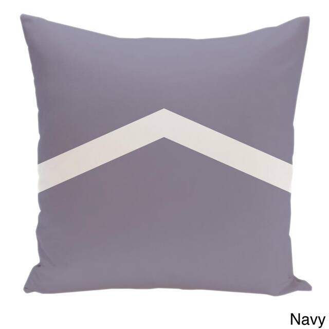 26 x 26-inch Two-tone Chevron Decorative Throw Pillow