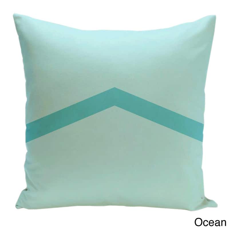 26 x 26-inch Two-tone Chevron Decorative Throw Pillow