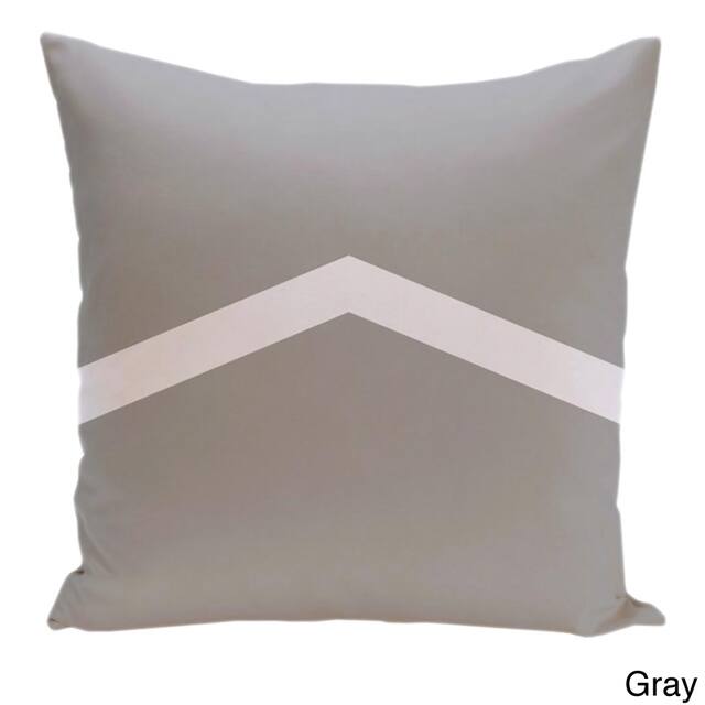 26 x 26-inch Two-tone Chevron Decorative Throw Pillow