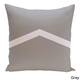 26 x 26-inch Two-tone Chevron Decorative Throw Pillow