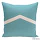 26 x 26-inch Two-tone Chevron Decorative Throw Pillow - Bahama-26