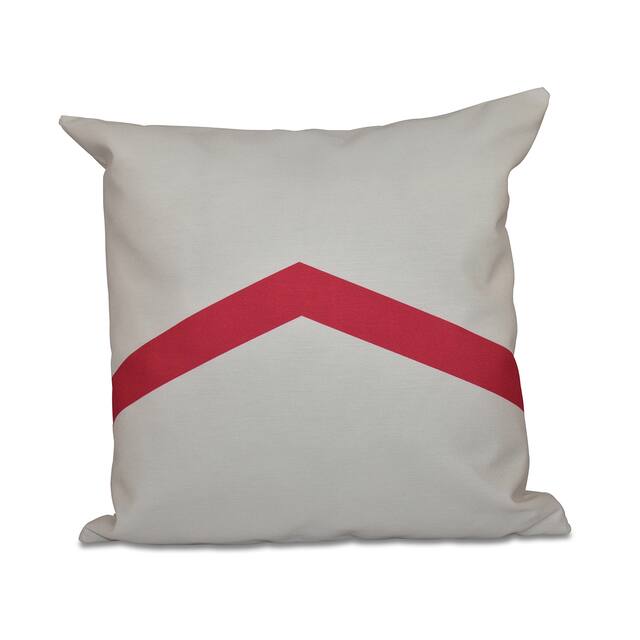 26 x 26-inch Two-tone Chevron Decorative Throw Pillow