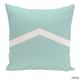 26 x 26-inch Two-tone Chevron Decorative Throw Pillow