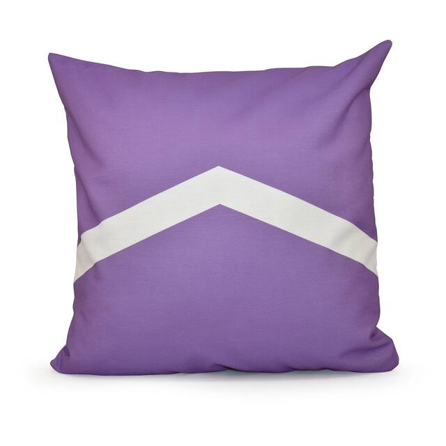 26 x 26-inch Two-tone Chevron Decorative Throw Pillow