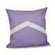 26 x 26-inch Two-tone Chevron Decorative Throw Pillow