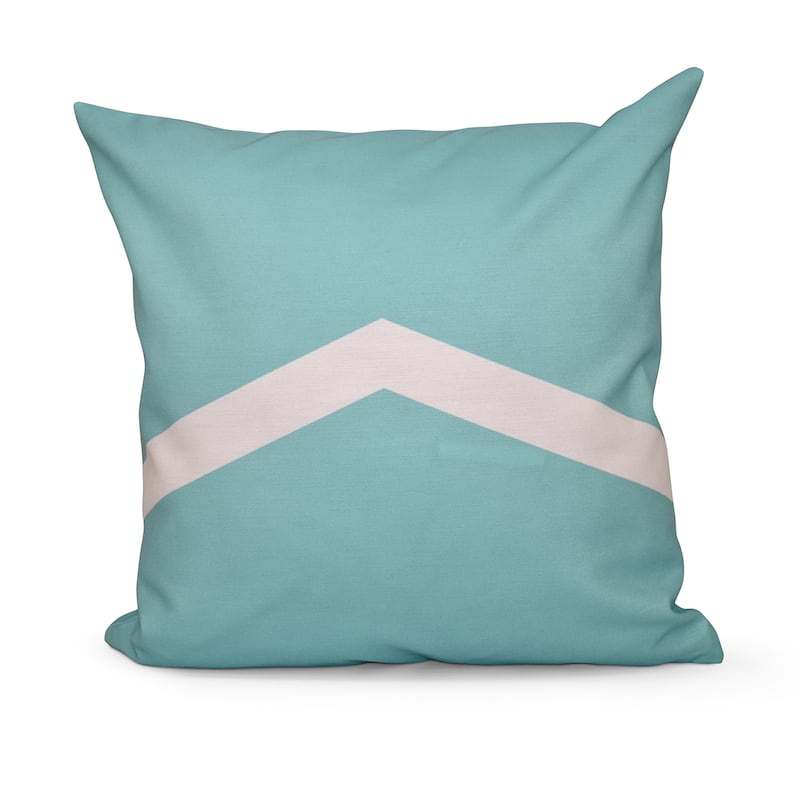 26 x 26-inch Two-tone Chevron Decorative Throw Pillow