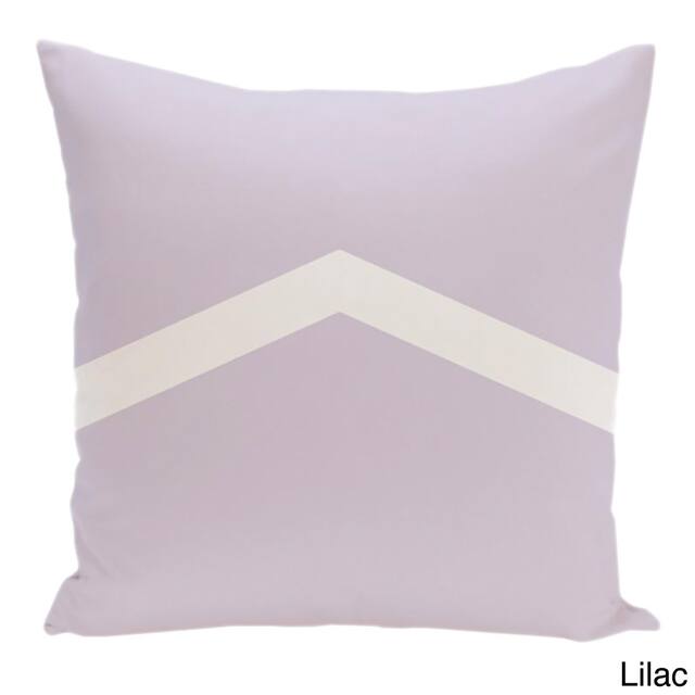 26 x 26-inch Two-tone Chevron Decorative Throw Pillow - Lilac-26