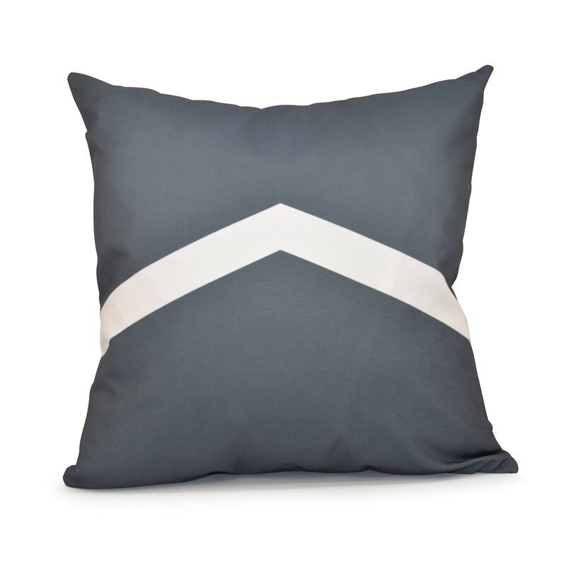 26 x 26-inch Two-tone Chevron Decorative Throw Pillow