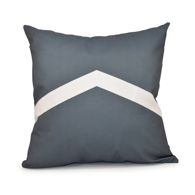 26 x 26-inch Two-tone Chevron Decorative Throw Pillow