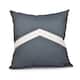 26 x 26-inch Two-tone Chevron Decorative Throw Pillow
