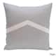 26 x 26-inch Two-tone Chevron Decorative Throw Pillow
