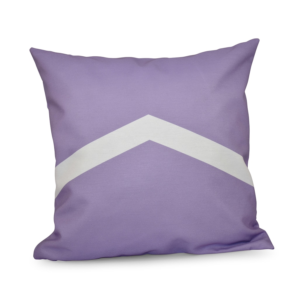 26 x 26-inch Two-tone Chevron Decorative Throw Pillow