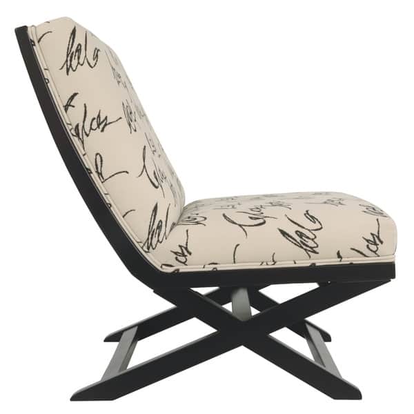 Shop Levon Charcoal Showood Accent Chair Free Shipping Today