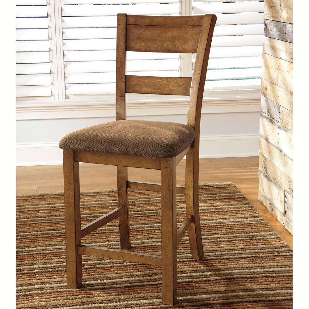 Signature Design by Ashley 26-inch Upholstered Bar Stools (Set of 2)