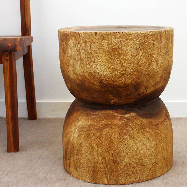 Shop Handmade Walnut Oil Acacia Wood End Table (Thailand) Free Shipping Today