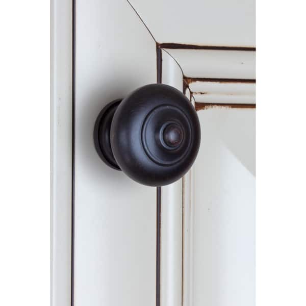 1.19 Diameter 25-Pack Oil Rubbed Bronze Basics Mushroom Cabinet Knob