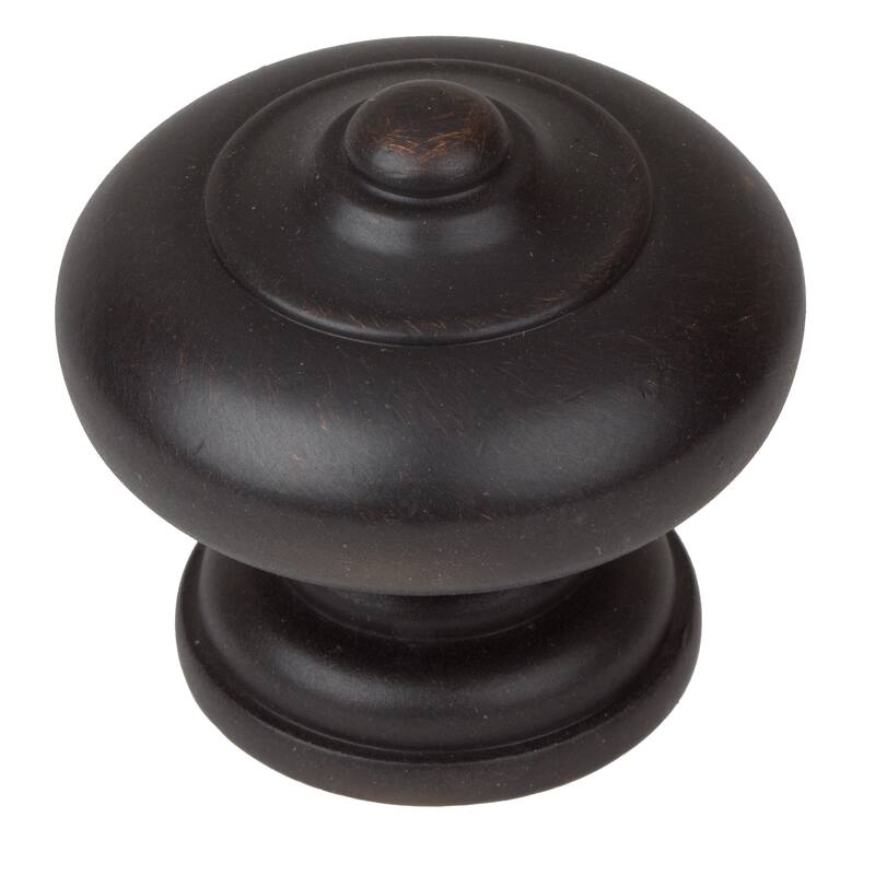 GlideRite 1.5-inch Oil Rubbed Bronze Round Ring Mushroom Cabinet Knobs (Pack of 10)