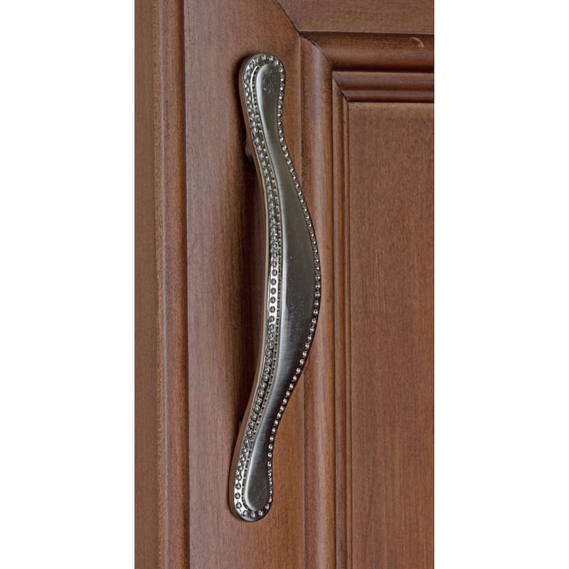 GlideRite 3-inch CC Satin Nickel Beaded Arch Cabinet Pulls (Pack of 10)