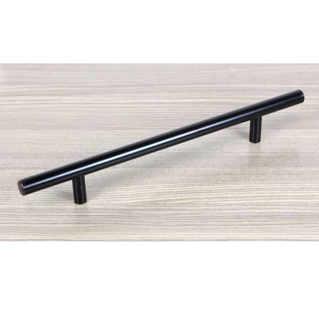 Solid Oil Rubbed Bronze Cabinet Bar Pull Handles (Case of 5)