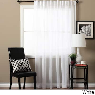 Lucerne Wanda Pleat Back Tab Patio Curtain Panel - 104 x 84