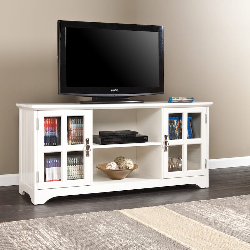 SEI Furniture Easton White Media TV Stand for TV's up to 50"
