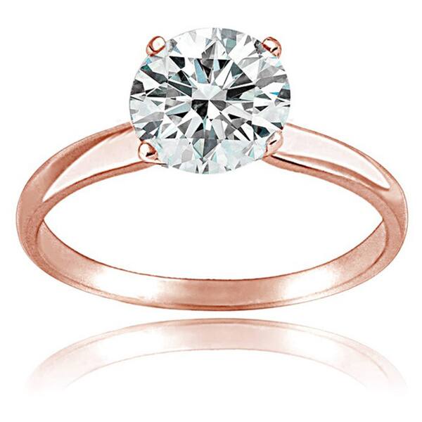 slide 1 of 9, Icz Stonez Platinum Plated Sterling Silver 1ct TGW 100 Facets Cubic Zirconia Ring
