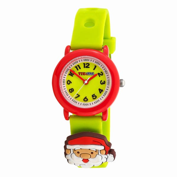 slide 1 of 3, Kids' Alloy Christmas Adornment Strap Watch