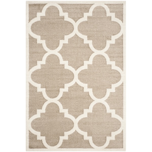 Safavieh Indoor/ Outdoor Amherst Wheat/ Beige Rug - 8' x 10'