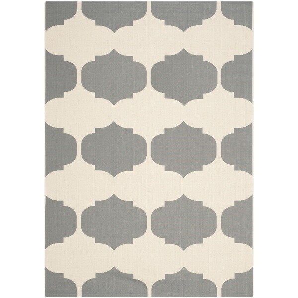 Safavieh Courtyard Poolside Beige/ Anthracite Indoor/ Outdoor Rug - 9' x 12'